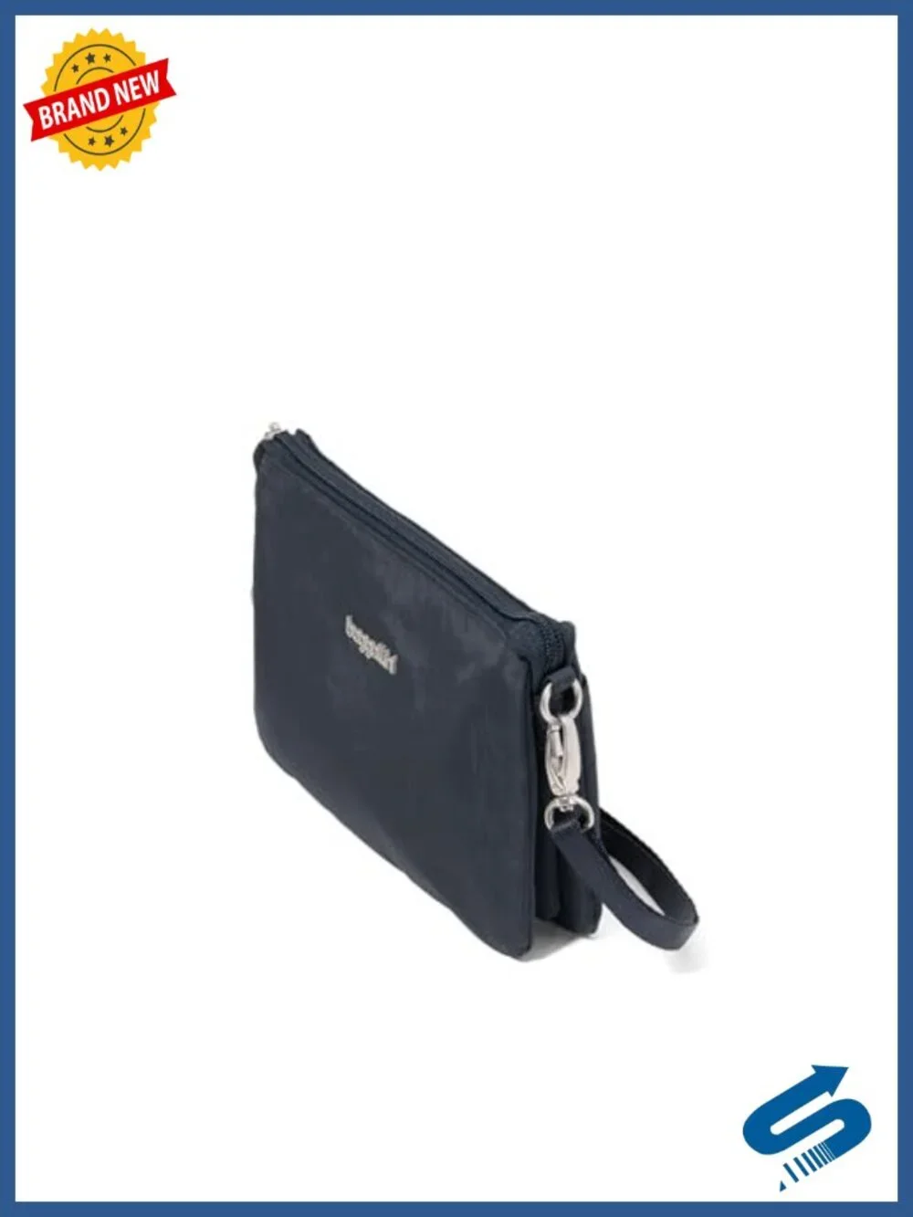 Lightweight Nylon Mini Crossbody Bag RFID Blocking Convertible Wristlet Clutch
